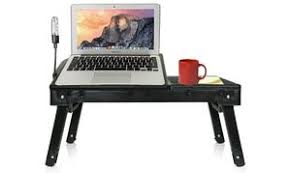 Multifunctional Laptop Table Stand With Built In Cooling Fan And Led Light Laptop Stand Adjustable Laptop Table Laptop Table