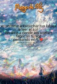 Pensando En Ti La Magia De Mago De Oz Anyela De Oz Frases Mago De Oz Mago De Oz Mago