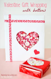 109 of the best valentines day gifts for him. Button Heart Gift Wrap For Valentine S Day Red Ted Art Make Crafting With Kids Easy Fun