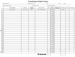 Editable free order form template word. Fundraiser Order Form Templates Word Excel Pdf Formats