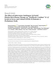 Yayasan kncv indonesia adalah organisasi nirlaba yang secara khusus berfokus pada pengentasan tuberkulosis (tb) di indonesia dengan yayasan kncv indonesia. Pdf The Effect Of Intravenous Autologous Activated Platelet Rich Plasma Therapy On Profibrotic Cytokine Il 1b Levels In Severe And Critical Covid 19 Patients A Preliminary Study