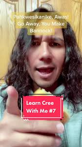 Bannock, Hold The Lard 🤣 #PrinceRezney #LearnCreeWithMe #nativetiktok...