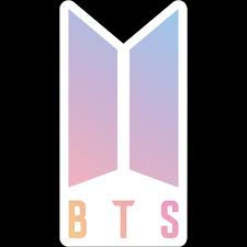 Bts baby pink logo pillow throw pillows by ihatebronti these pictures of this. K Pop Bts Logo Sticker Sticker Mania