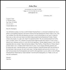 This letter must be written in a precise manner taking highlights from his/her resume, devoid of replicating it. Professional Chef Cover Letter Sample Writing Guide Resume Now