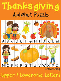 Free Thanksgiving Alphabet Puzzle Thanksgiving Activities Preschool Thanksgiving Alphabet Thanksgiving Lessons