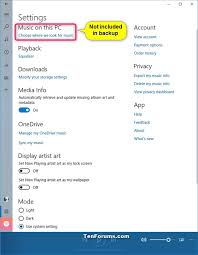 Www.facebook.com/groovemusicapp follow us on twitter: Backup And Restore Groove Music App Settings In Windows 10 Tutorials