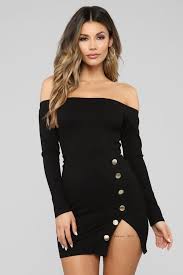 Inevitable Change Off Shoulder Mini Dress Black Mini Black Dress Mini Dress Fashion