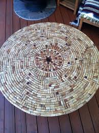 Wine Cork Table Top Don T Know How This Is Done Yet But I Am Going To Try And Figure This Out Wijnfles Kurken Kurk Kunst Wijnkurken