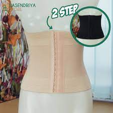 Stagen berbentuk kain panjang yang nantinya dililitkan di area perut. Cod Stagen Korset Perut Kancing 2 Step Corset Pengecil Perut St Gr 123 B Shopee Indonesia