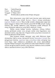 Download contoh memo internal perusahaan. Contoh Internal Memo Pemberitahuan Aneka Macam Contoh
