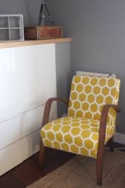 Before After Ainhoa S Stenciled Upholstery Ikea Armchair Ikea Armchair Ikea Chair Furniture
