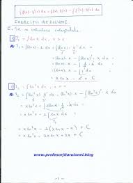 F (x)dx = f (x) + c , gde je c proizvoljna konstanta. Integrarea Prin Parti Integrale Nedefinite Rezolvate 1 Jitaruionelblog Pregatire Bac Si Evaluarea Nationala 2021 La Matematica Si Alte Materii Materiale Lectii Formule Exercitii Rezolvate Matematica Gimnaziu Si Liceu Teste De Antrenament