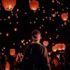 Night Lights A Sky Lantern Festival Sky Lanterns Lanterns Night Light