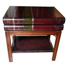 Book Style End Table End Tables Library Furniture Books