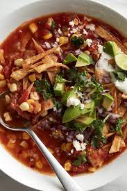 Vegetarian Tortilla Soup Recipe Recipe Vegetarian Tortilla Soup Vegetarian Soup Nyt Cooking