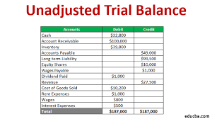 Income statement s will include all revenue and expense accounts. Unadjusted Trial Balance Format Uses Steps And Example