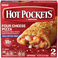 Hot Pockets Garlic Buttery Crust Frozen Four Cheese Pizza 8 5oz 2ct Healthy Chicken Recipes Healthy Dinner Recipes Frozen Snack