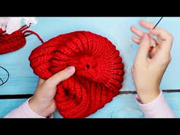 How to embroider a knitted sweater | embroidering knitted items. Diagonal Fixed Loop Stitch Youtube Scarf Knitting Patterns Hand Embroidery Videos Crochet Hats