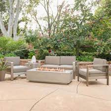 Move them around to accommodate a large party, an intimate gathering or an afternoon nap in the sun. Fire Pit Patio Sets Outdoor Lounge Furniture The Home Depot
