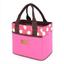 Sold by mziart and ships from amazon fulfillment. Canvas Bento Lunch Bag For Picnic School Office Tote Lunch Bag With Rope Belt Stylish Rose Amp White Dot Buy Online In Bahamas At Bahamas Desertcart Com Productid 49194370