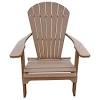 Polywood® modern plastic adirondack chair, pl. 1