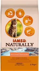 Im zooplus katzen shop finden sie alles für ihre katze: Iams Trockenfutter Fur Katzen Naturally Adult Lachs 2 7 Kg Dauerhaft Gunstig Online Kaufen Dm De