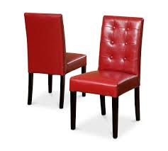 Lorcan Dining Chair Set Of 2 Quick Ship Bright Red In 2020 Parsons Dining Chairs Dining Chairs Leather Dining Chairs