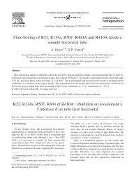 Pdf Flow Boiling Of R22 R134a R507 R404a And R410a