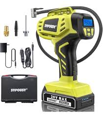 Amazon.com: Tire inflator with 20V Rechargeable Battery,Cordless Portable  Air Compressor,160PSI/4+N Smart Mode/Dual Power Supply Air Pump,2X Faster  Inflation,Suit for Car Tires,Bike etc.(Grey) : Automotive