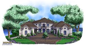 Luxury lakefront lots at the lake of the ozarks. Beach House Plan Luxury 3 Story Tuscan Inspired Waterfront Home