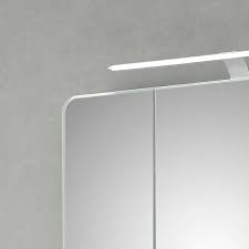 Lomadox badezimmer led spiegel 120cm touch funktion und led. Badezimmer Spiegelschrank 120cm Mit Led Steckdose Fes 4005 66 Korpus