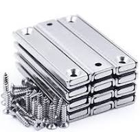 N52 Neodymium Bar Magnet with Countersunk Holes Rectangular Magnet