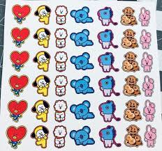 37 bt21 stickers ideas stickers printable stickers cute stickers
