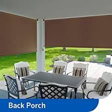 Perfect for any outdoor space, including pergolas, decks, and patios, our weather resistant fabric and components resist fading, ensuring your shades will look great for a. Amazon Com Coolaroo Exterior Roller Shade Cordless Roller Shade With 90 Uv Protection No Valance 6 W X 6 L Mocha Garden Outdoor