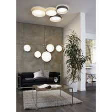 eglo palomaro white led ceiling light 93386a the home depot lamps living room eglo led ceiling lights