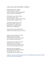 Hancur sekiranya diri mu pergi. Lirik Lagu Nasyid Nur Kasih Inteam Kasih Kekasih Lagu Instrumen