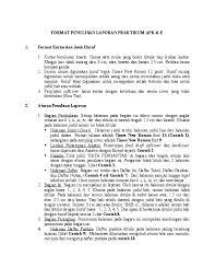 Maybe you would like to learn more about one of these? Doc Format Penulisan Laporan Praktikum Apk E Spinx Hrz Academia Edu