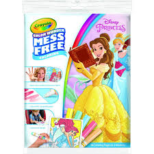 Princess coloring book little space ddlg. Crayola Disney Princess Color Wonder Mess Free Colouring Big W