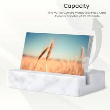 Sears has business card holders to display and store your cards with professionalism and ease. Buy Maxgear Business Card Holder For Desk Marble Business Card Display Holders Desktop Business Cards Holder Stand Desk Card Display Holder For Home And Office 4 X 2 X 0 8 Inches White