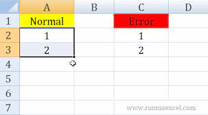Penyebab angka di excel di drag tidak ngurut. Memperbaiki Error Cell Drag Drop Pada Excel