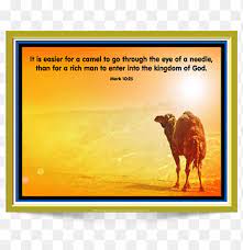 What jesus means by 'easier for a camel through the eye of a needle'. The Holy King James Bible Prayer Eye Of A Needle Religious Text Bible Verses Christianity Text Png Pngegg