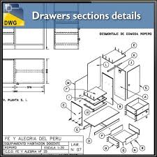 When in the game, your cube will wait for you to give it legs. Cad Details Drawers Sections Detail In Autocad Dwg Files