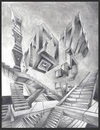 Abstract Perspective Drawing By Drawer888 On Deviantart Perspective Drawing Linear Perspective Drawing Perspective Drawing Architecture