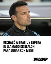 Un jugador que la está rompiendo le dijo que NO a la Selección de Brasil y  espera el llamado de Scaloni para la próxima doble fecha de Eliminatorias.