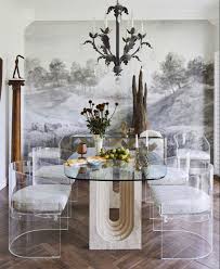 Black and white wallpaper dining room. Pin On Deco Para Habitaciones