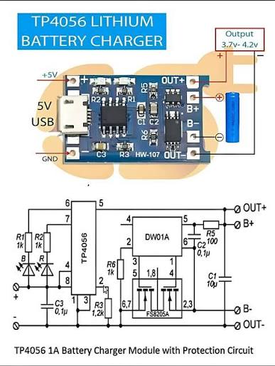 How to increase current of tp4056 charging module?
