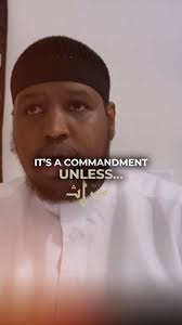 It’s a commandment. Unless…
