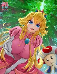 Was gonna add a glitchy yandere version but got super lazy >u>. Fan Art Princess Peach From The Mario Games By Alaskankingcrab200 On Deviantart