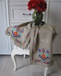 Otantik Severlere Ister Yatak Odasi Ister Salon Icin Hos Bir Secim Olabilir Hand Embroidery Designs Cross Stitch Cross Stitch Designs