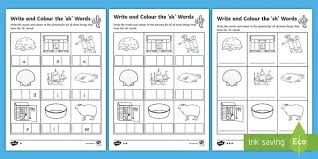 sh or ch sound phonics worksheet free english resource twinkl